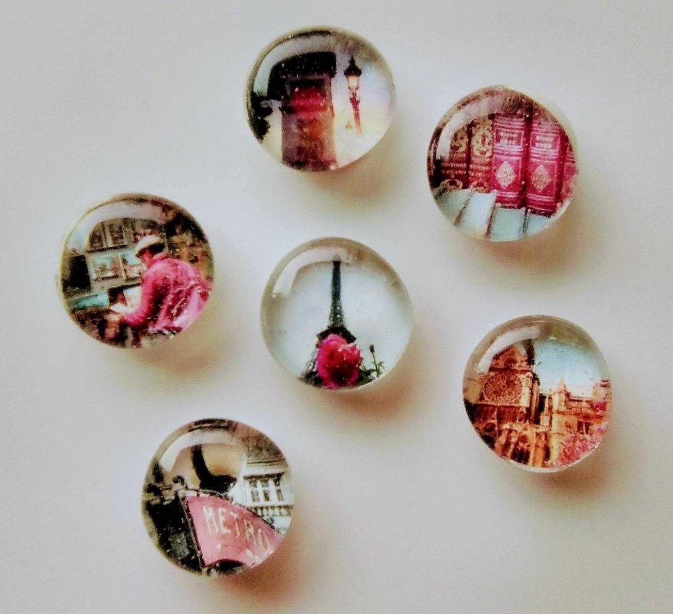 Glass Picture Magnets 