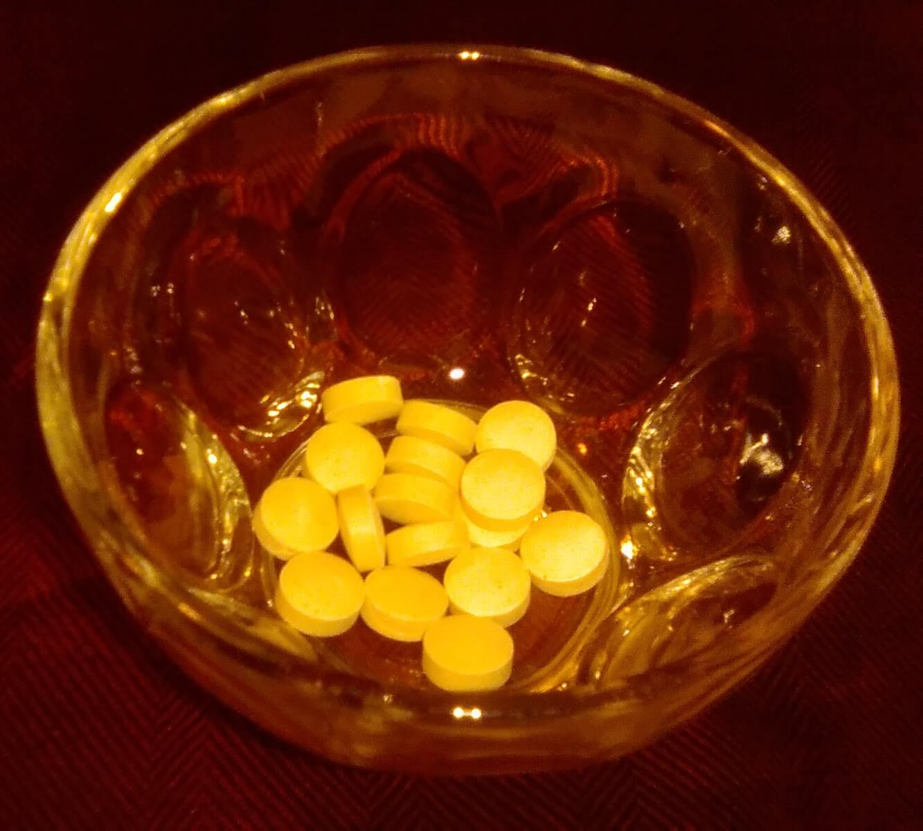 Vitamin C tablets for Chlorine Removal. 